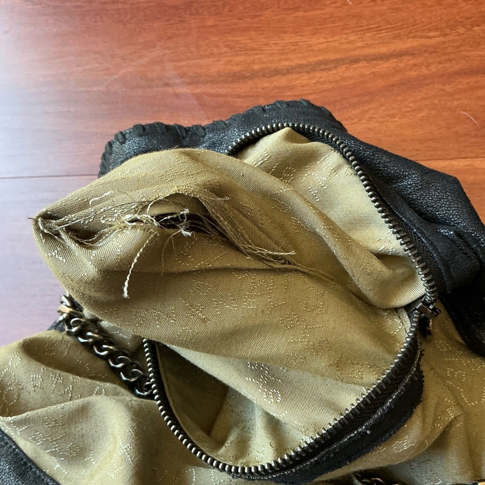 Stella McCartney Falabella Vegan Leather Purse Bag 17 x 14 x 3 - Picture 7 of 11